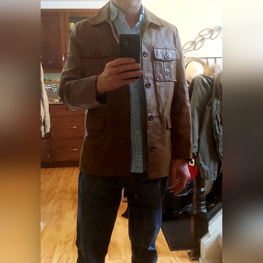 Gap leather jacket - Picture 4 of 6